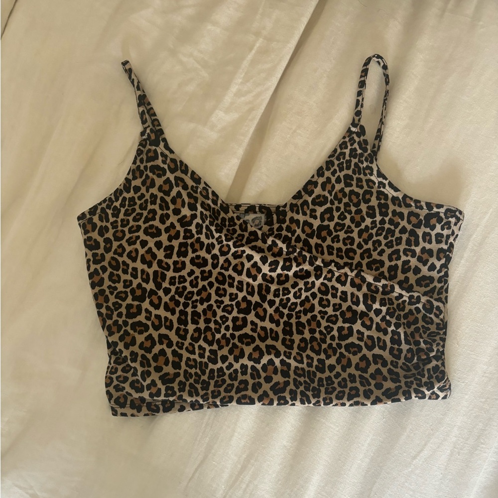 Leopard Print Crop Top